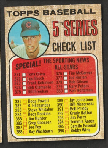 1968 Topps Baseball Cards Scegli una carta a scelta 295-660 EX X-MT 1/25 Set Break - Foto 112 di 490