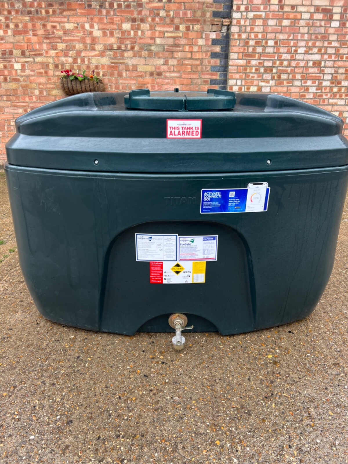 Titan ESLP1200B Bunded oil tank with electronic watchman eBay