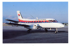 United Express/Westair Embraer Bandeirante Airplane Airline Vintage Postcard