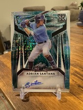 2023 Leaf Metal Baseball ADRIAN SANTANA Prospect RC #2/2 Auto 🔥📈
