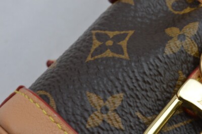 LOUIS VUITTON Micro Noe Bag Charm Monogram Brown | eBay