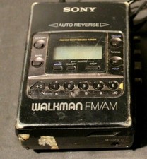 Vintage SONY Walkman FM/AM Cassette Tape Player WM-F2081 For Parts or Repair