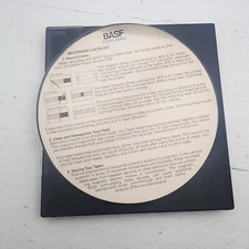 BASF Reel to Reel Magnetic Recording Tapes 7" x 1800 With Case