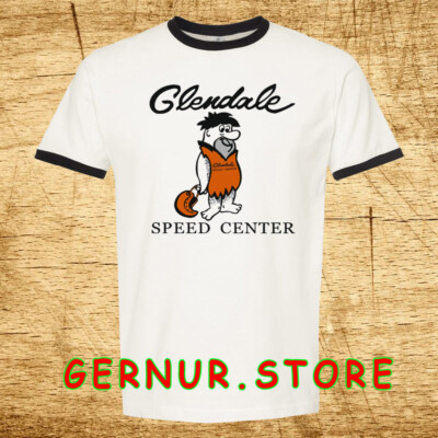 Glendale Speed Center Men's Ringer Black Size S-3XL