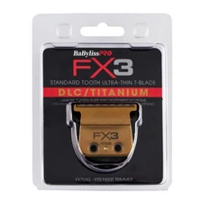 BaBylissPRO DLC/Titanium FX3 Standard Tooth Ultra-Thin T-Blade | FX703G