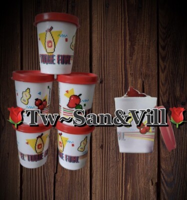 New TUPPERWARE Tupper Mini cups midgets Set of 6