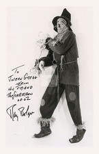 Wizard of Oz Ray Bolger Signed Autograph RPPC Photo Postcard COPY