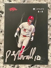 Peyton Stovall 2024 Onit Athlete Arkansas Nine Series Auto #123 /9 Autograph