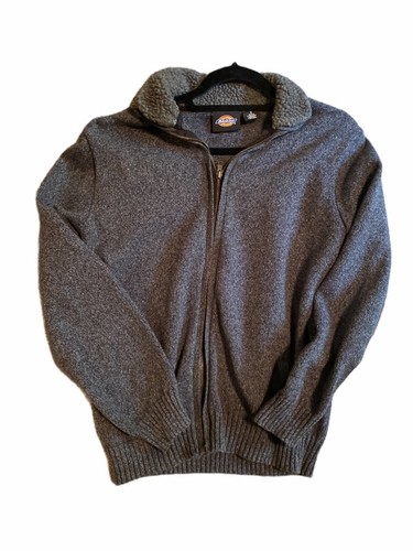 Dickies Unisex Cardigan Sweater Gray 
