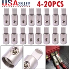 4-20PC 1/0 Gauge To 0 Gauge Car Stereo Audio Amp Power/Ground Input Wire Reducer