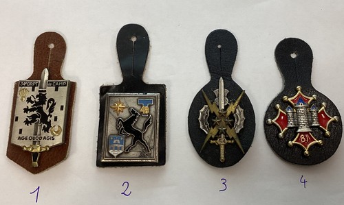 Lot de 4 Insignes Militaires | eBay