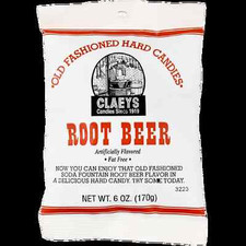 Claey's ROOT BEER Old Fashioned Hard Candy 1 6 OZ BAG - FRESH BEST PRICE