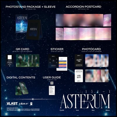 PLAVE ASTERUM: 134-1 5CDセット+予約特典トレカ Amazon.co.jp: PLAVE (プレイブ) - 2ndミニアルバム 「ASTERUM