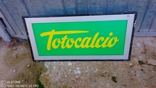 INSEGNA TABELLA LUMINOSA TOTOCALCIO RIPRODUZIONE 30x62cm