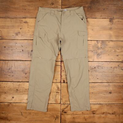 Vintage Rugged Exposure Outdoorhose Hose 36x31 2-in-1 Shorts Herren beige