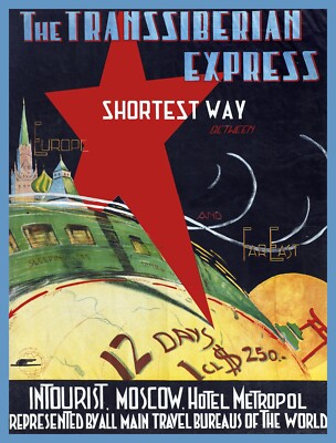 Decor Poster.Home interior design.Room art decoration.Morcow Express Train.6932