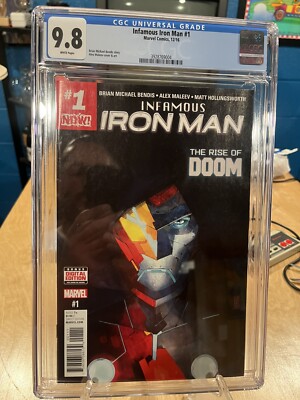 Infamous Iron Man 1 CGC 9.8 DR Doom Hot Key Issue