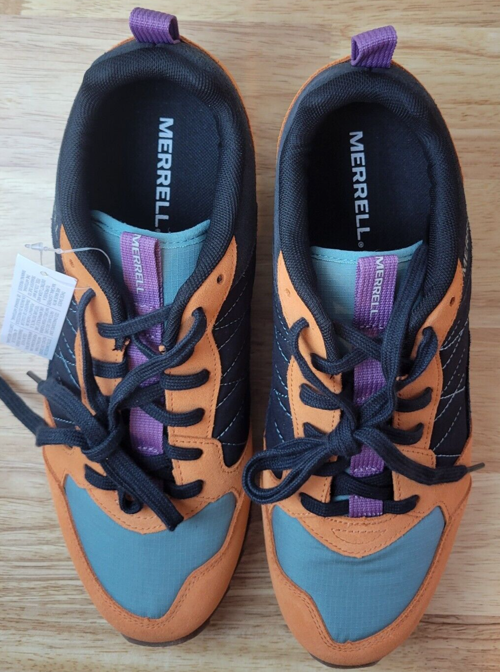 Sneaker uomo Merrell Alpine Exuberance J003271 arancione nero stile retrò