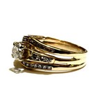GIA 14k yellow gold 1.05ct round diamond engagement ring & Jacket 5.2g estate 7 — photo 8