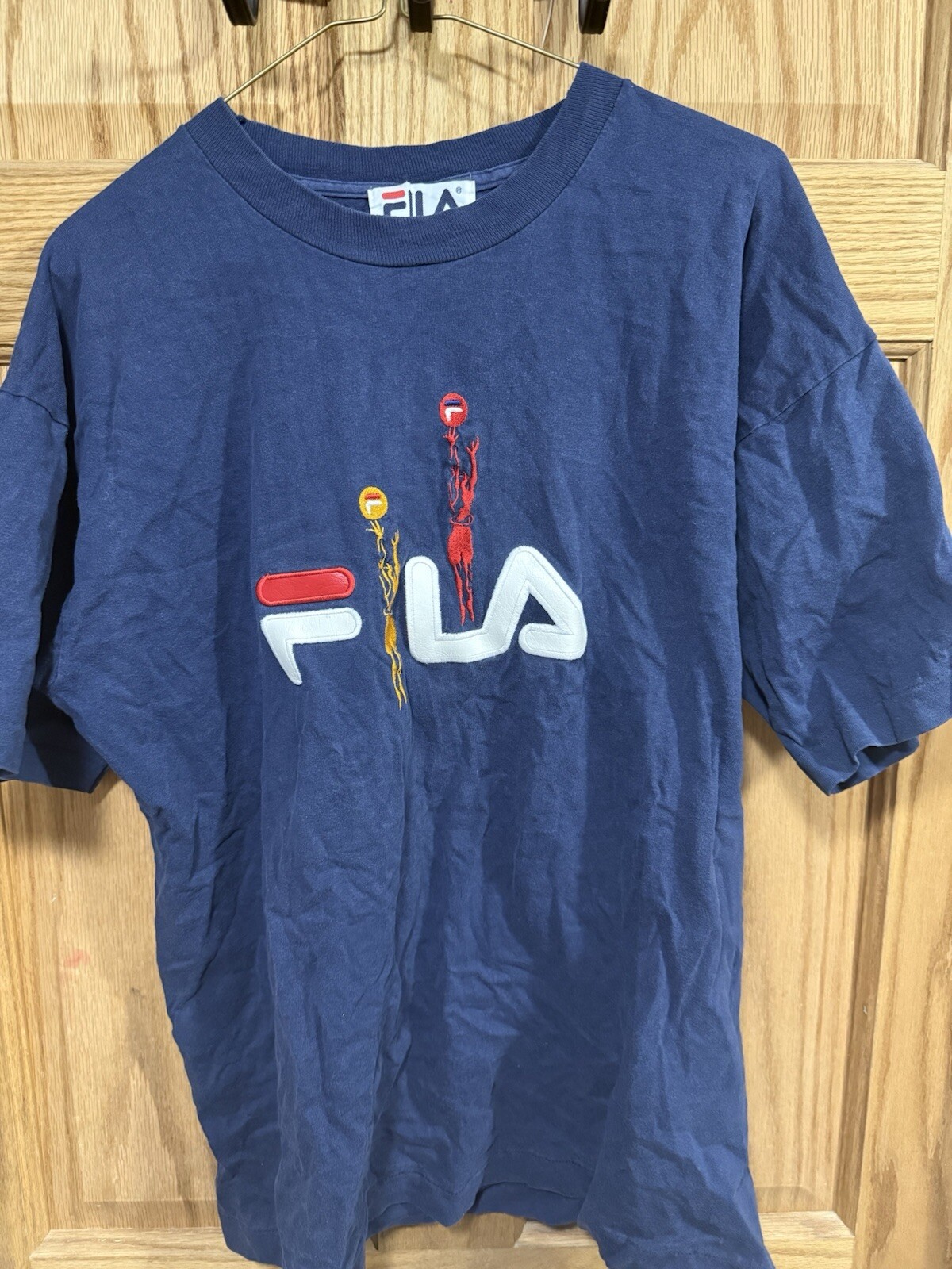 T shirt Fila vintage uomo grande