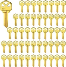 Key Blanks for Locksmith / 50 Kwikset KW1 / 5Pin Uncut Blank Key Blank