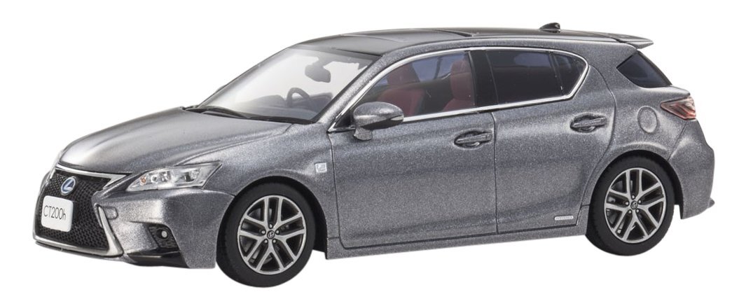 レクサス CT200h 1/43 1/43 Lexus CT200h F Sport Mercury Gray Mica Plastic Model