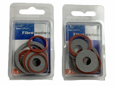 #ad 2 PACK LDR 560 4120 12 Piece Fiber Washer Assortment $12.99