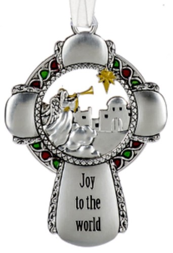 Metal Christmas Cross Tree Ornament YOU CHOOSE! Family Members Christian NEW! - Picture 16 of 20