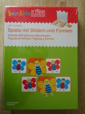 XXXX bambino Lük Set , Spiele mit Bildern und Formen , Ab 3 Jahre  , NEU