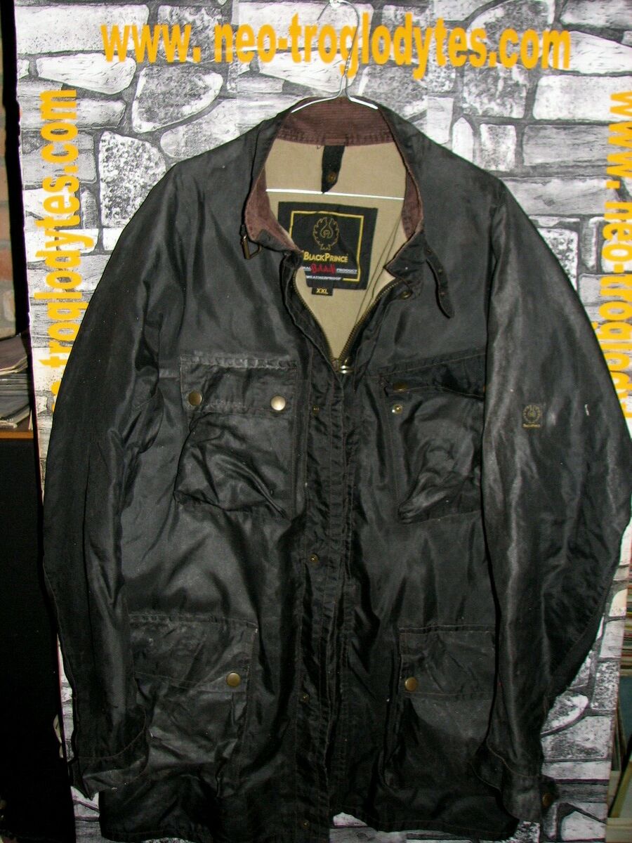 Vintage Black Prince BELSTAFF padded jacket impermeabile Vintage Black Prince BELSTAFF padded jacket impermeabile