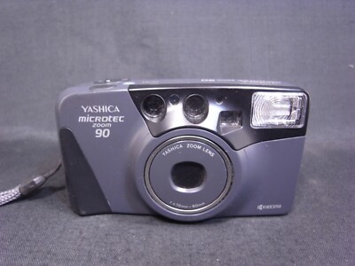 YASHICA KYOSERA MICROTEC ZOOM 90 AF POINT&SHOOT FILM CAMERA 35mm TESTED WORKING