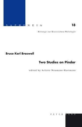 Thumbnail - Arlette Neumann-hartmann Two Studies On Pindar (gebundene Ausgabe)