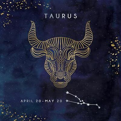 ♉ TAURUS the Bull April 20- May 20 Astrological Zodiac Star Sign Greeting Card