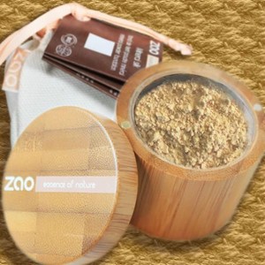 zao mineral silk foundation powder