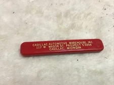 Vintage Cadillac Automotive Warehouse  Advertising FLIP Knife - Cadillac,  MI