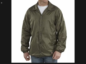 snap front nylon jacket