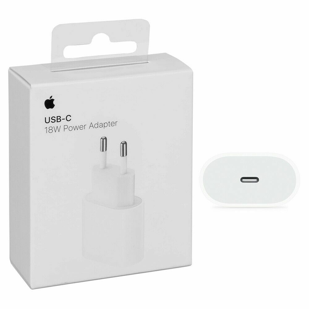 Cargador Original Apple MU7V2 de 18W USB C Carga Rápida para Iphone...