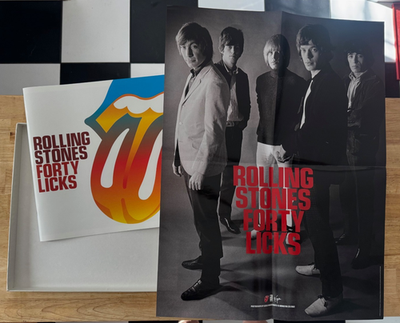 Forty Licks ROLLING STONES 2 CD Box Set W/ Poster + Booklet | eBay
