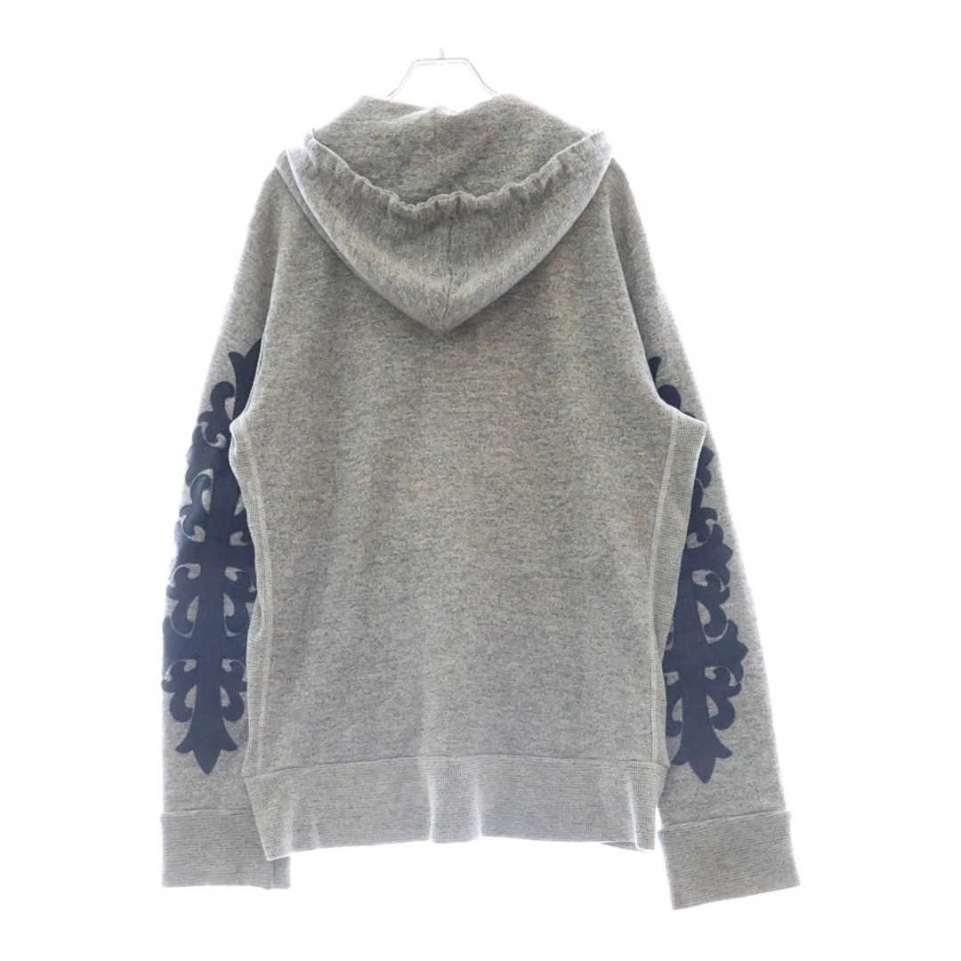 Chrome Hearts Oldshrt SW HDp Zipreale Flor LTHRca Manic Croce Pelle Pa