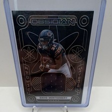Panini Obsidian Atomic Material David Montgomery Electric Etch Orange /75 Bears