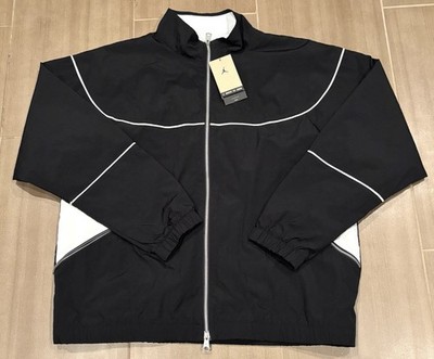 Air Jordan Essentials Flight Track Jacket Men s Size XL Black White DV7624-010