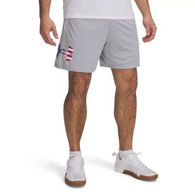 Men's  Under Armour Freedom Tech  7-Inch Big Flag Logo Shorts
