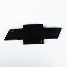 Front Grille Emblem Black Bowtie Logo For Chevrolet Silverado Suburban 1500 2500