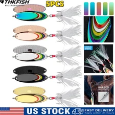 5PCS Fishing Lures Crankbaits Jerk bait Minnow Lot Hooks Crank Bait Bass Tackle