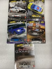 Lot of 5 Hot Wheels Premium Real Riders Metal/Metal NEW Sealed