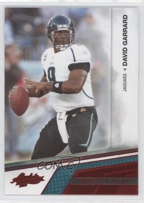 2010 Panini Absolute Memorabilia Retail Spectrum Red David Garrard #45 0e3
