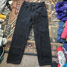 Vintage Levi s 550 Black 32x32 90s Vtg Denim Jeans Pants Relaxed Fit