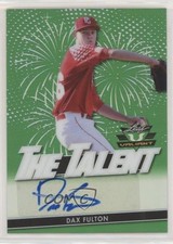2020 Leaf Valiant The Talent Green Prismatic 70/99 Dax Fulton #TT-DF1 Auto 4t6