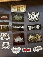 Deathcoreslamhardcore Sticker Lot