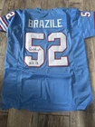 Robert Brazile Autographed "HOF 18" Houston Oilers Football Jersey- TriStar COA